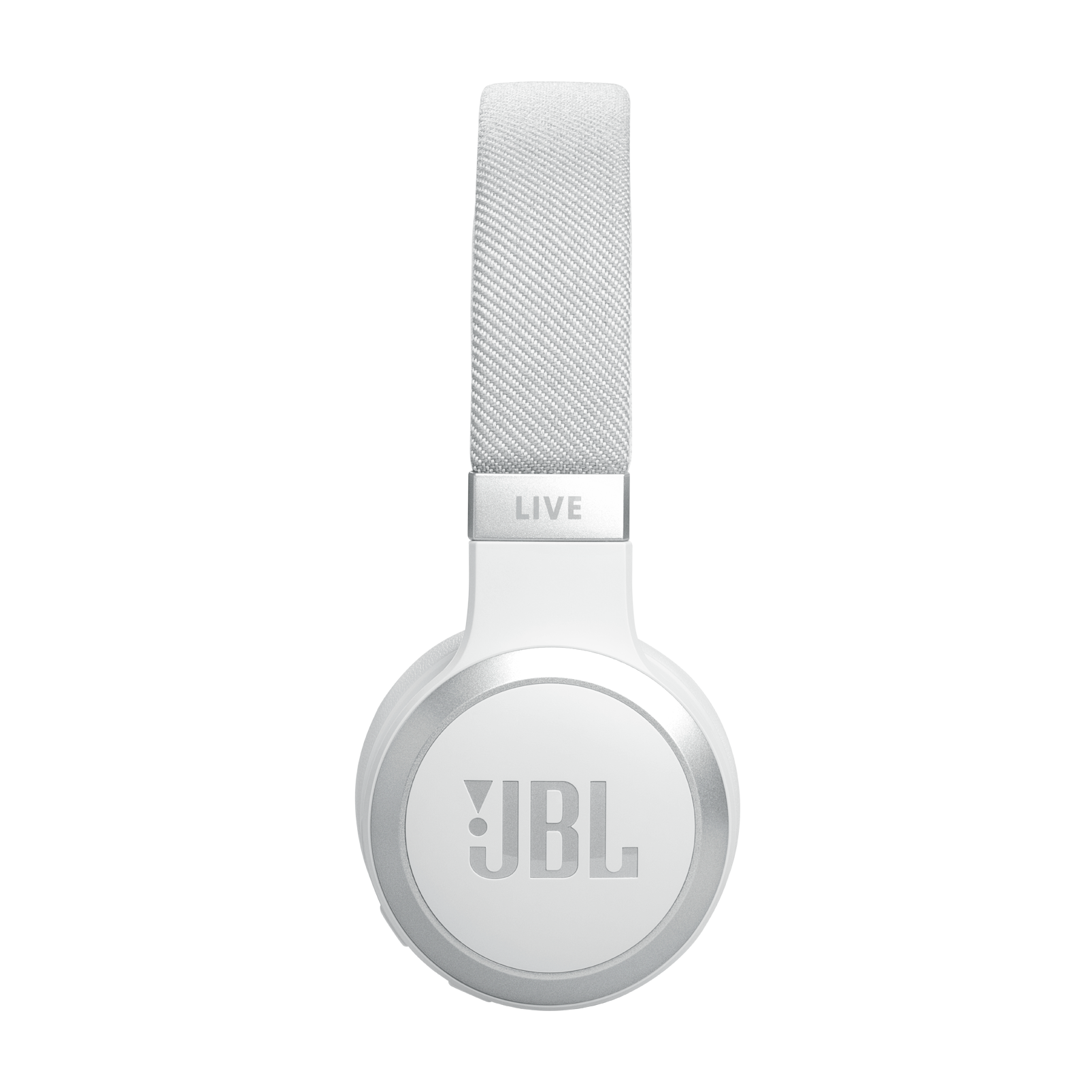JBL Live 670NC - White - Wireless On-Ear Headphones with True Adaptive Noise Cancelling - Right